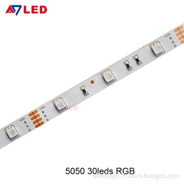 Adled Light UL CR ROHS dc12v smd5050 30leds dynamic color changing rgb led strip